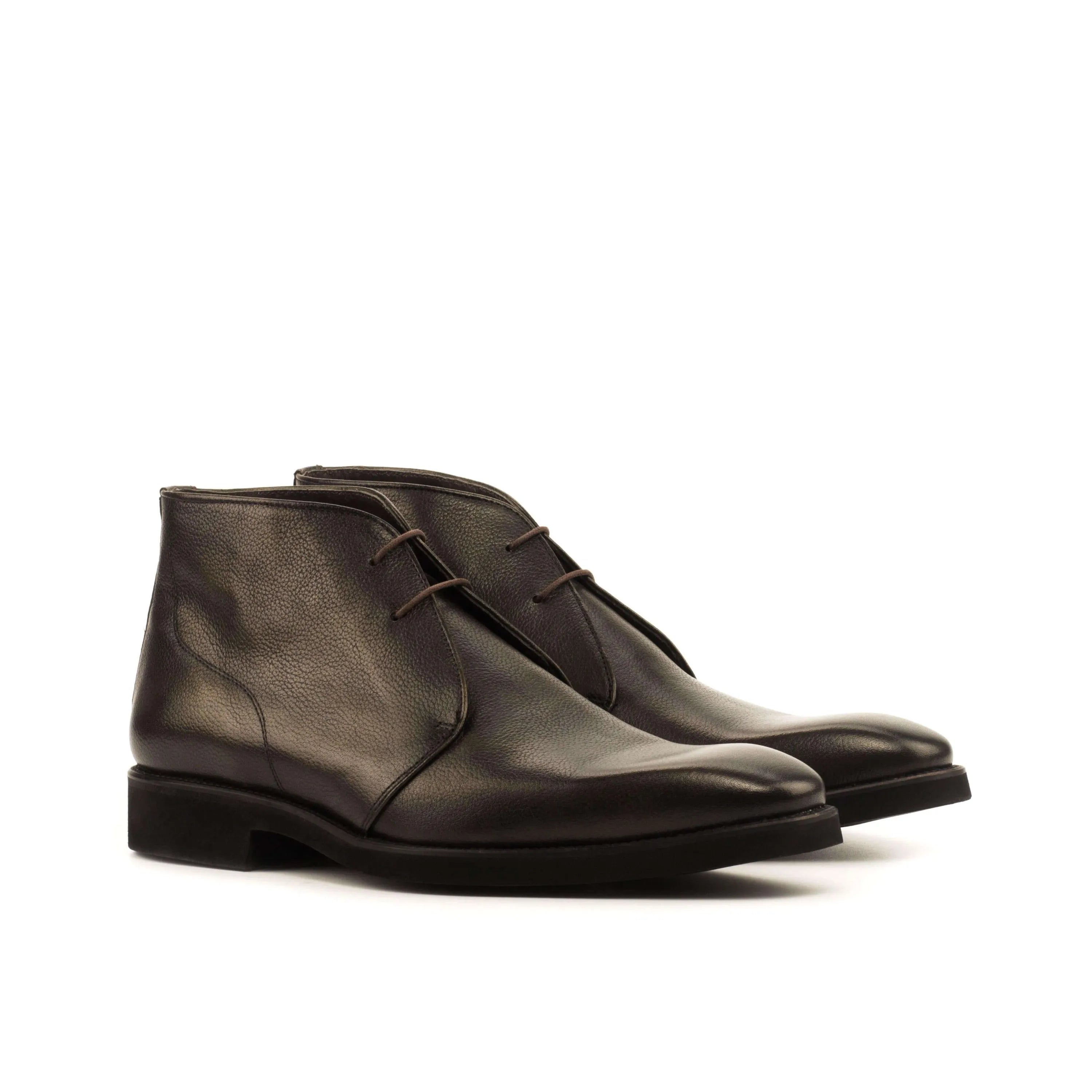 Pair of brown leather Chesmu Chukka Boots II