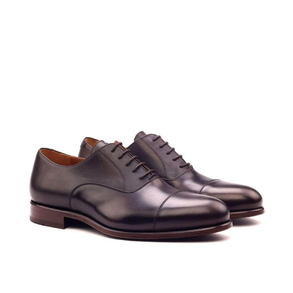 Pair of dark brown leather Classico Oxford shoes