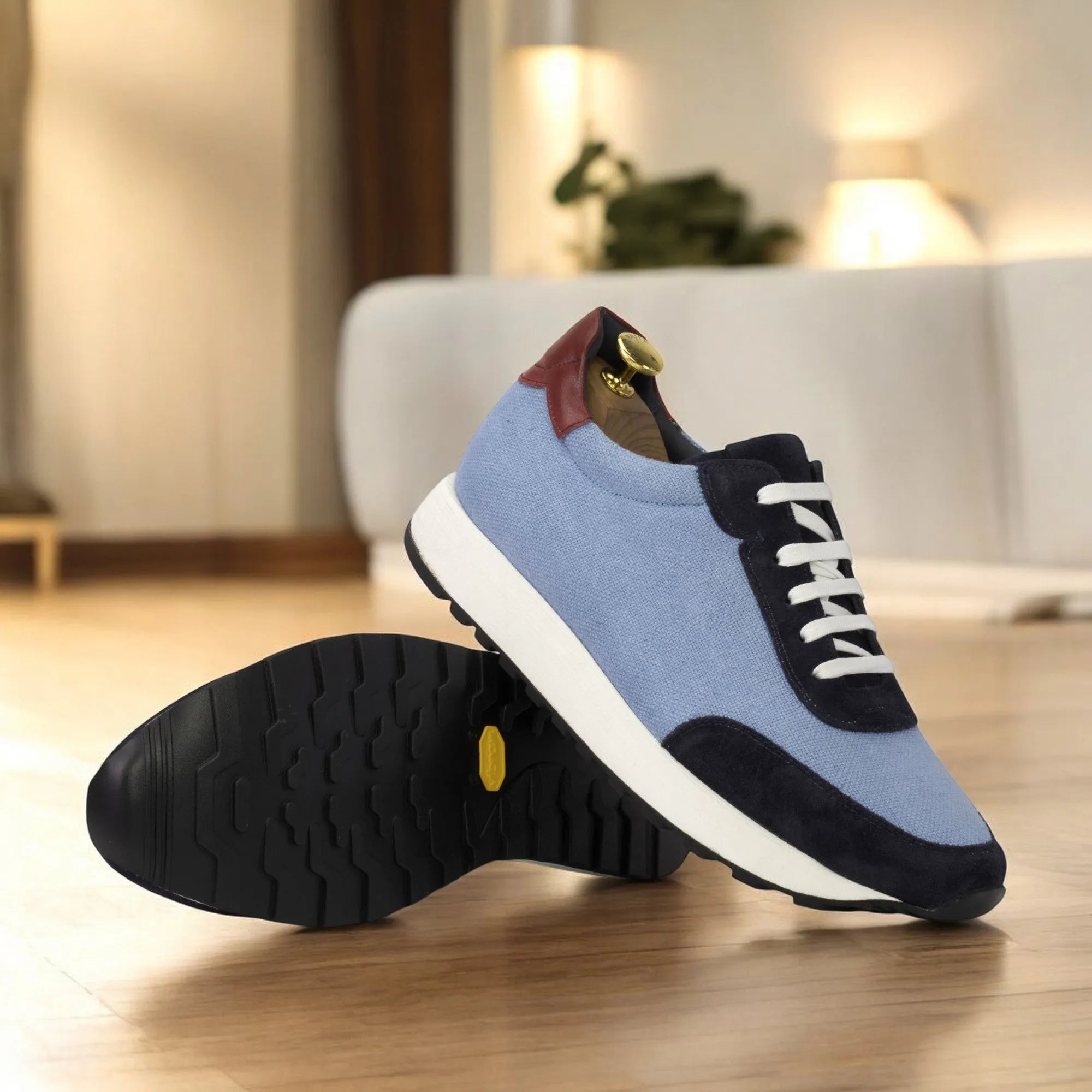 Endalos Geneva sneakers II in blue and navy suede