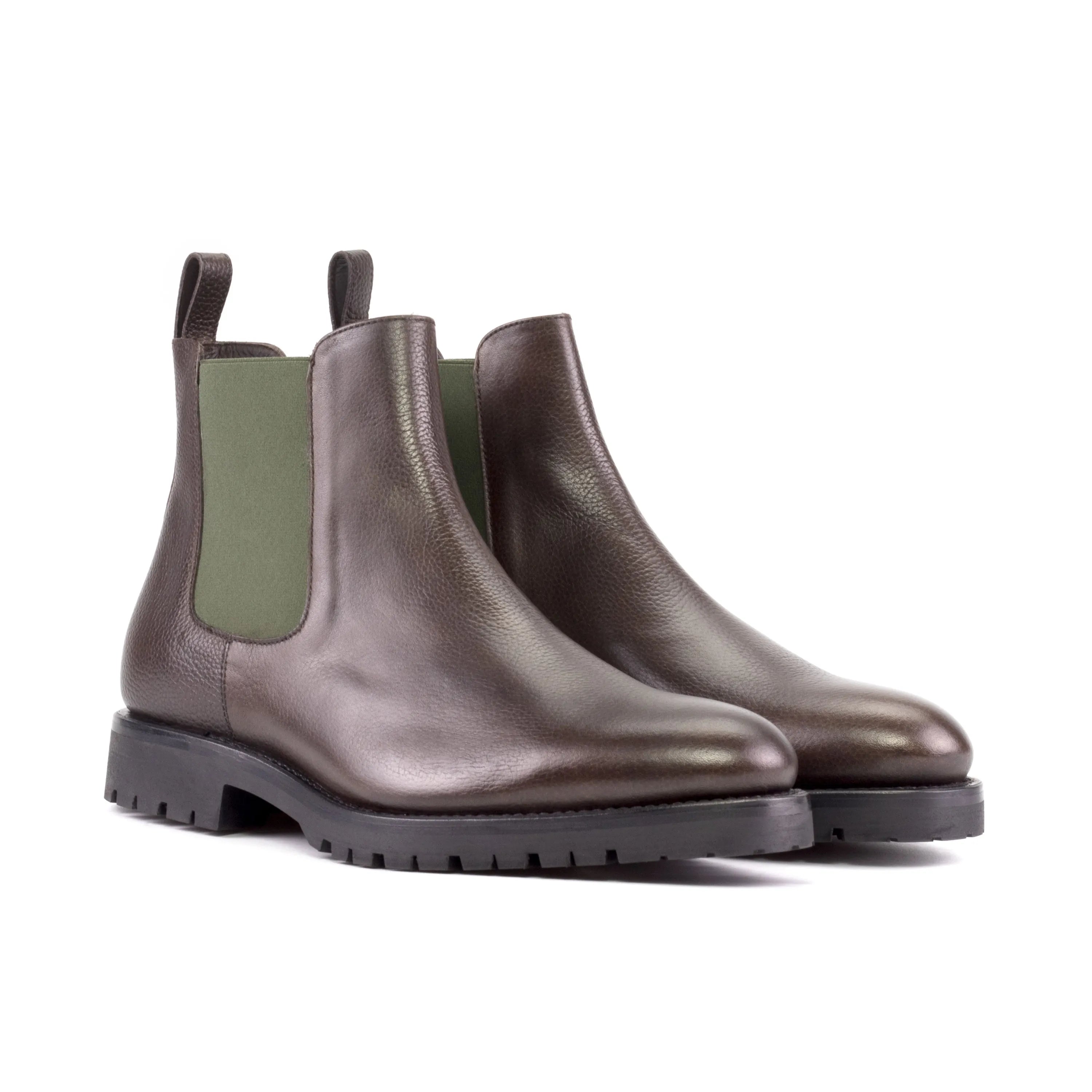 Gallardo Chelsea boots in brown leather
