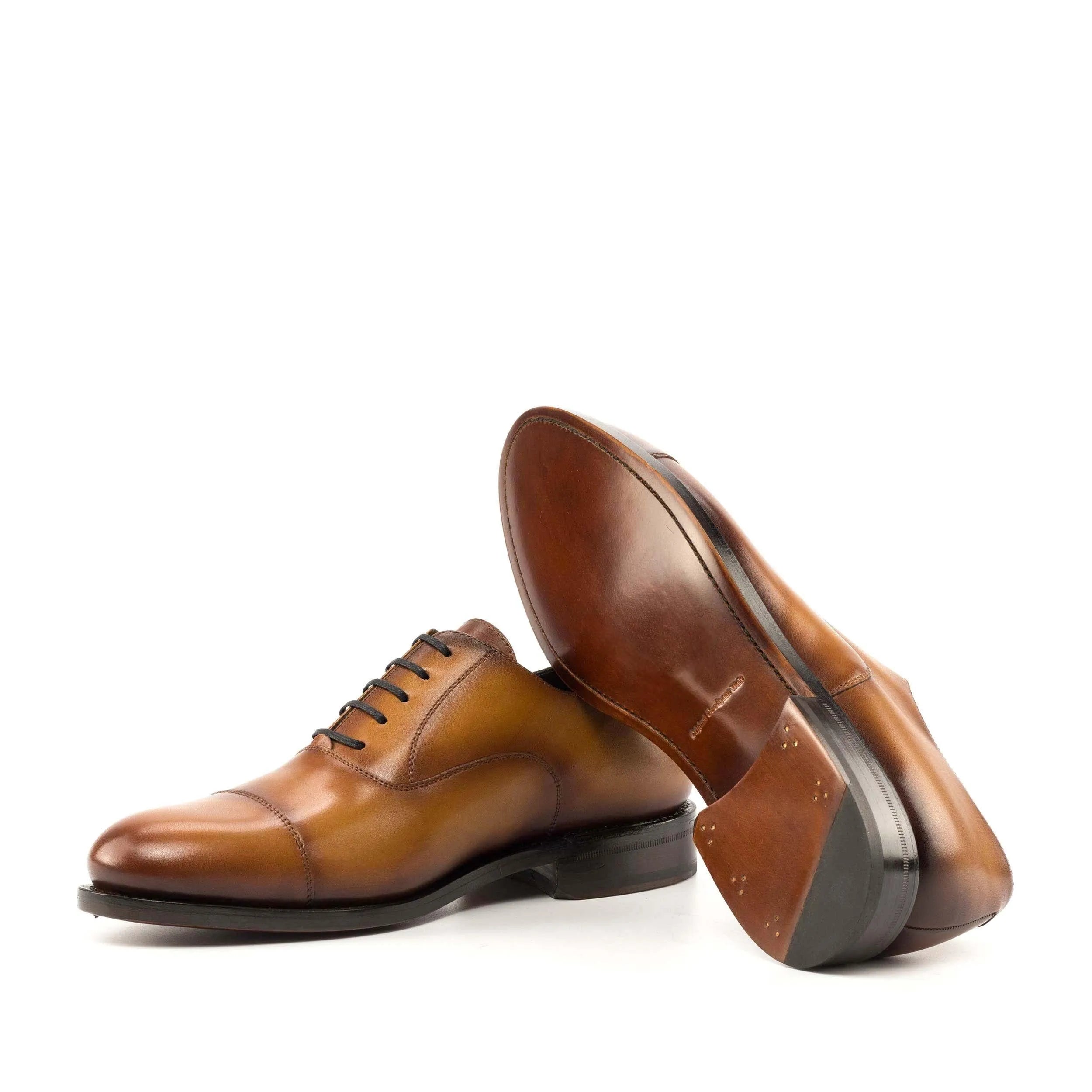 Pair of brown leather Georgy Oxford shoes from Fast Lane