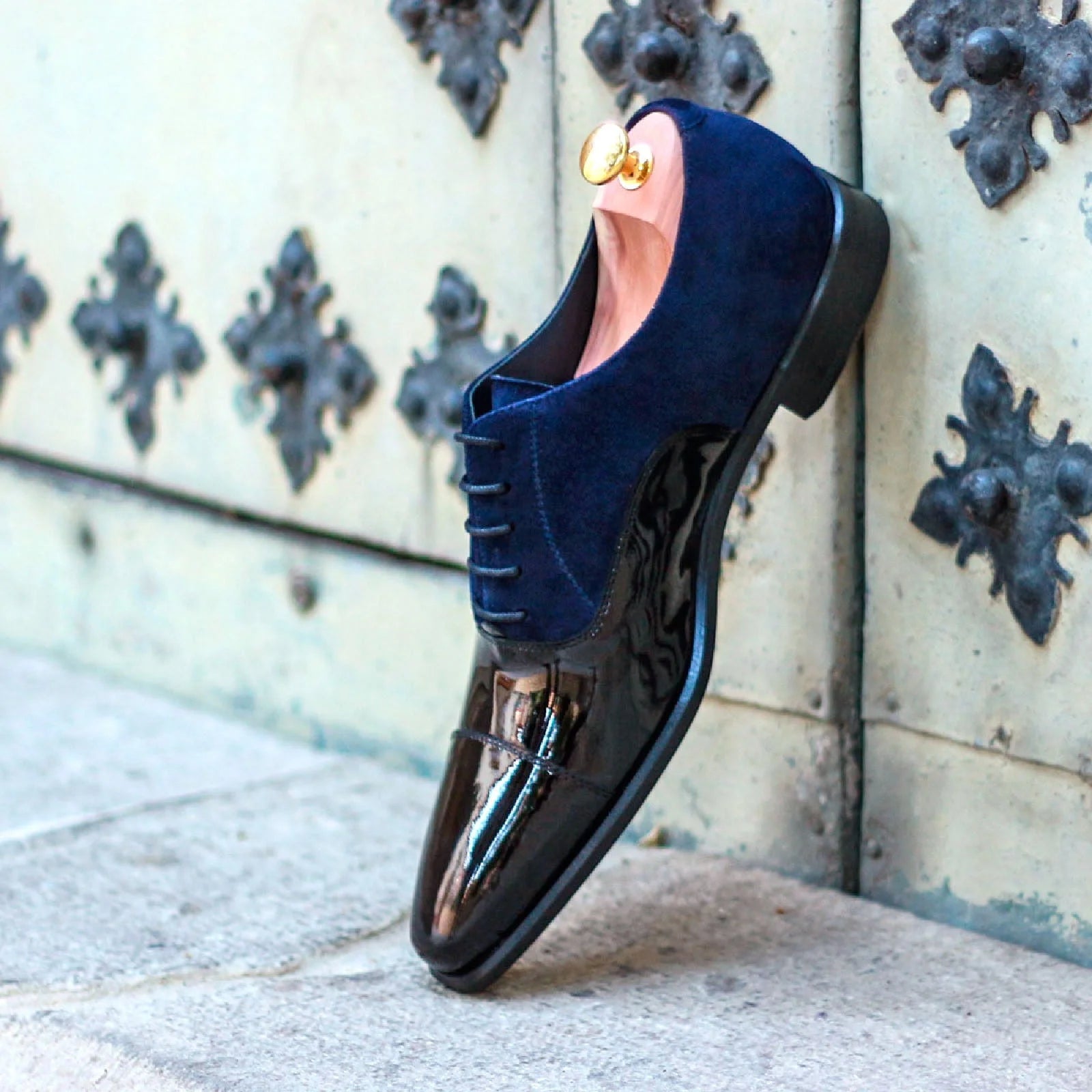 navy blue and gold dress shoes Que Shebley Hilo Luxury Bespoke for Men grey tailoring Woman’s White Lace Monteau ruched silk wedding dress Size:made to measure