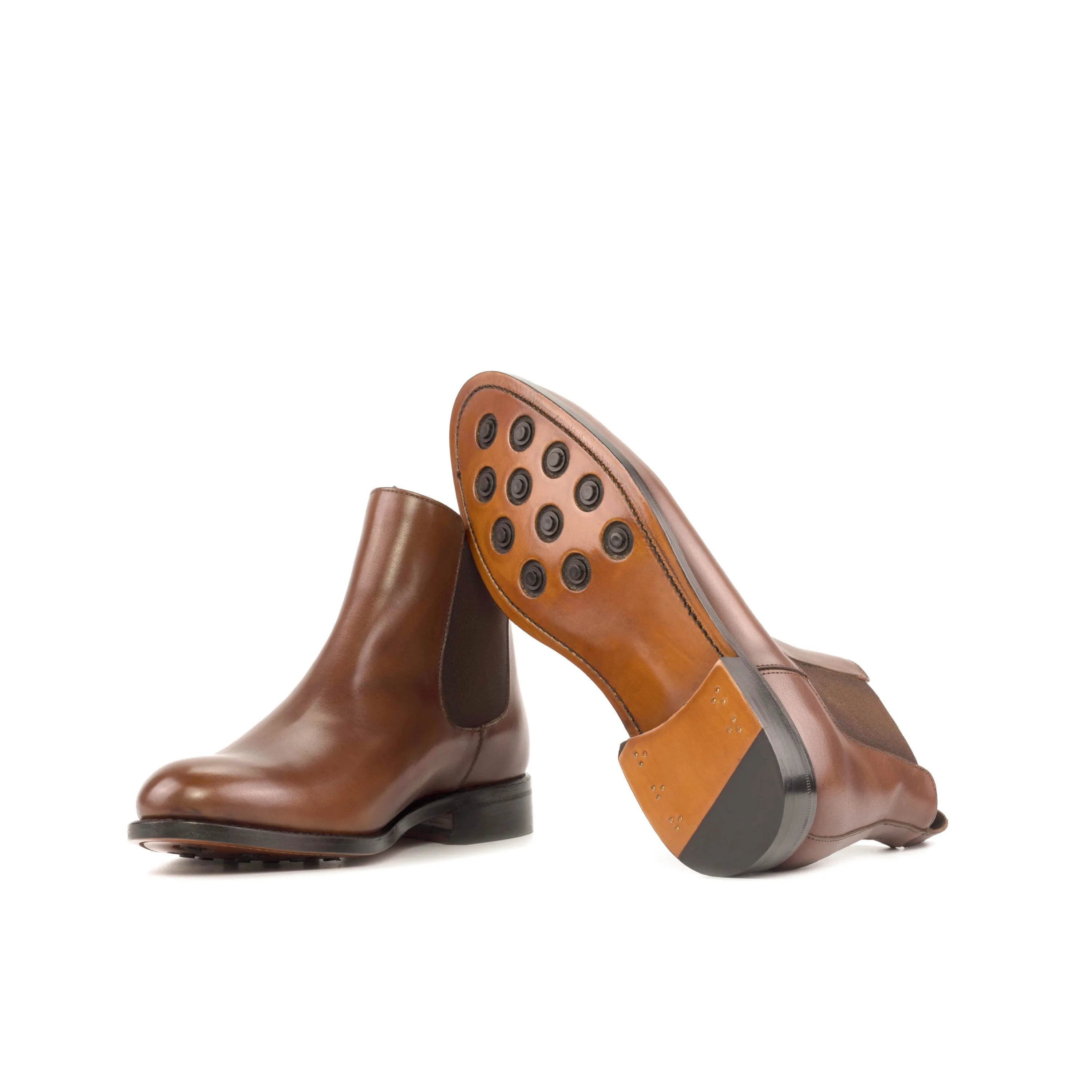 Kirt Chelsea Boots brown leather Chelsea boots in fast lane style