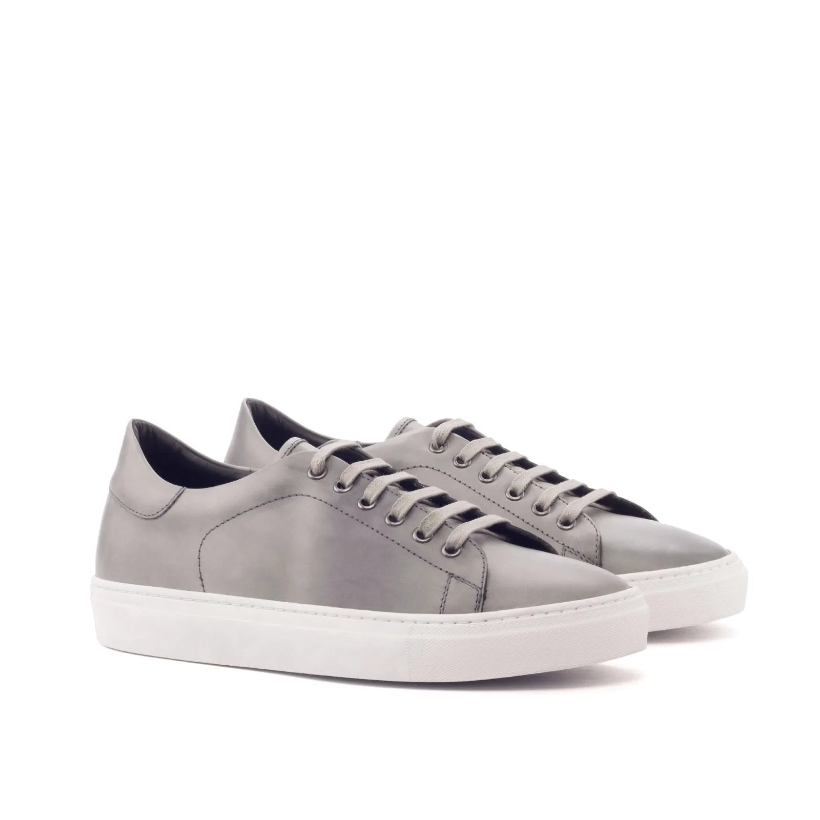 Gray Nicholas Trainer Sneaker with cupsole trainer design