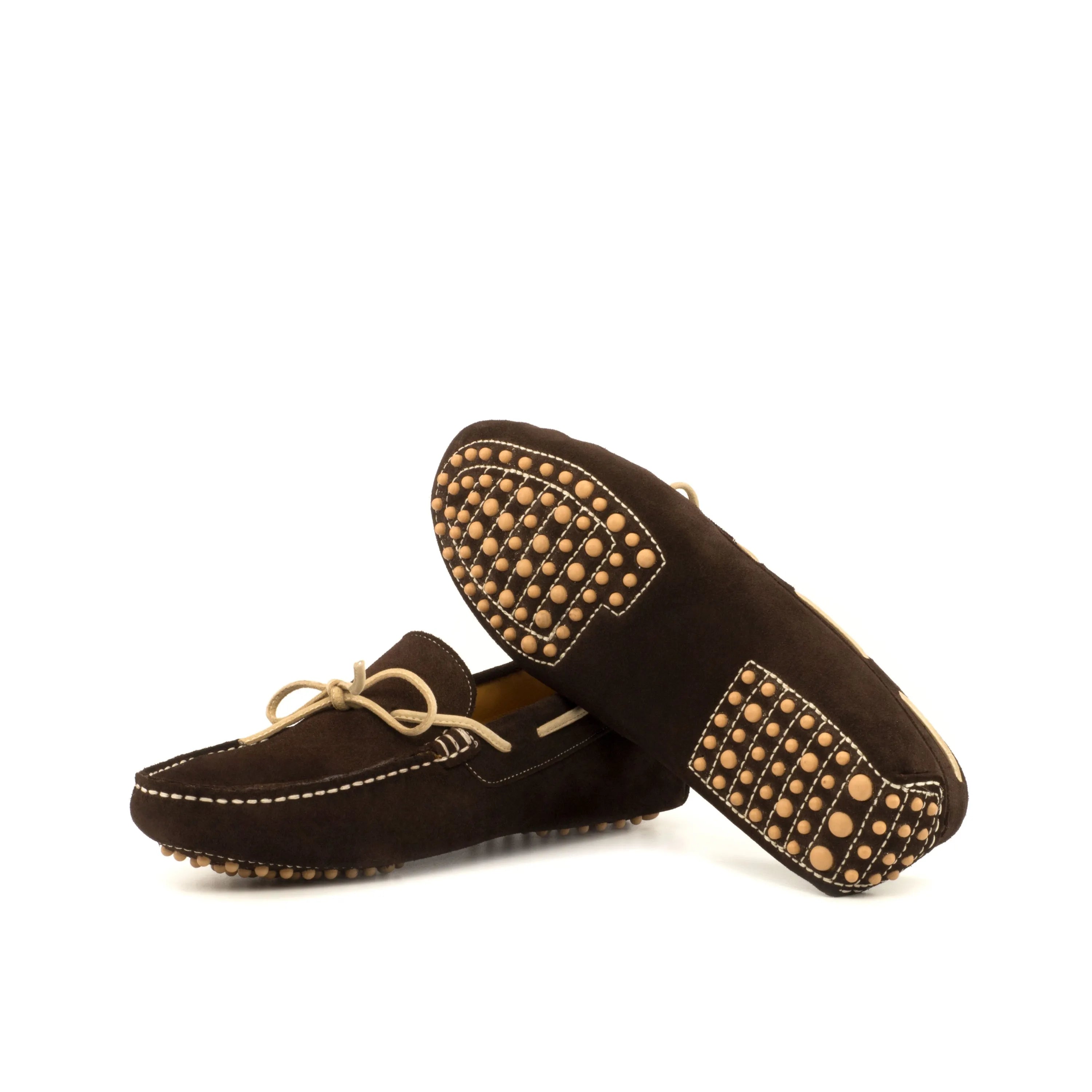 NY Driver brown suede driving shoes comfortable for cart