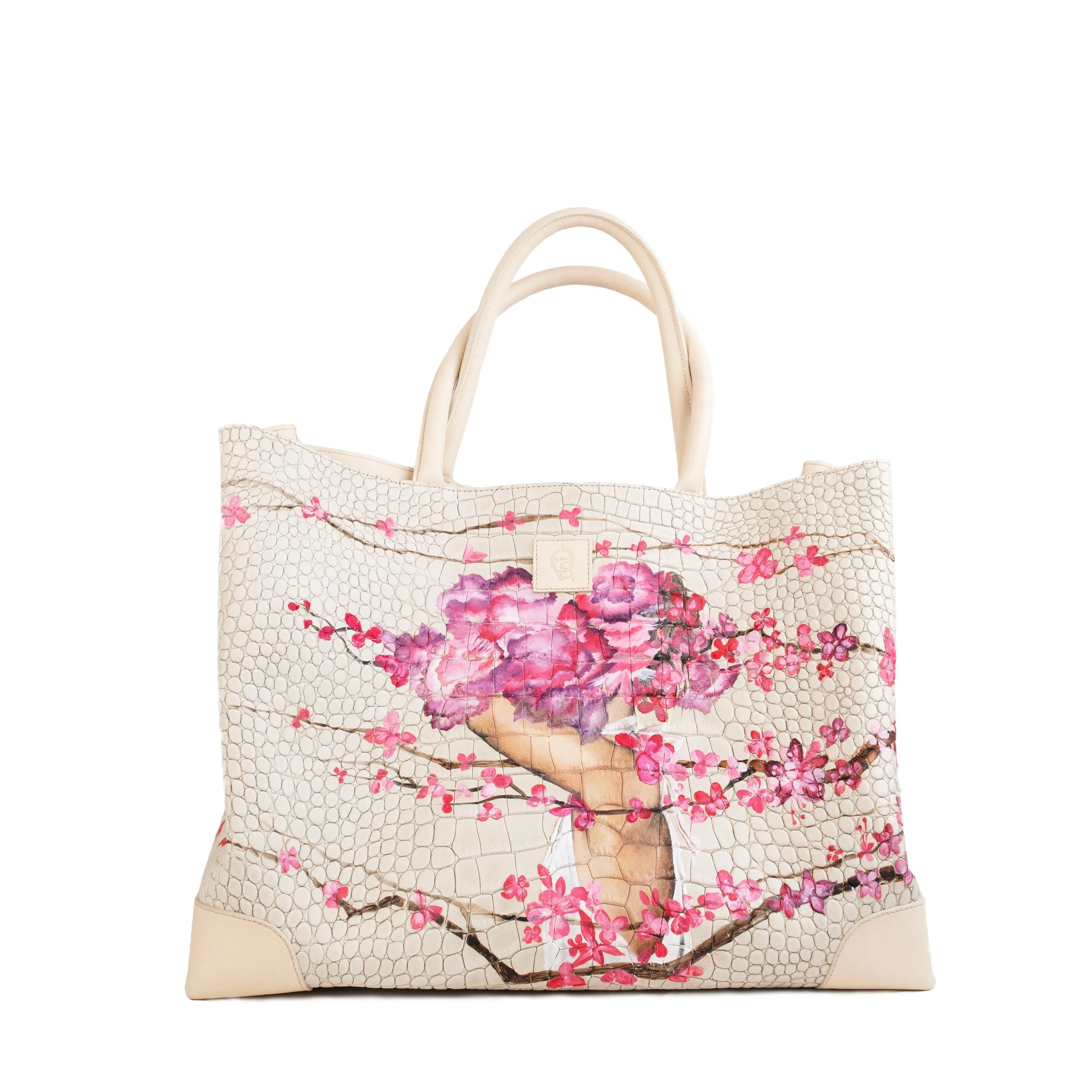 Floral-patterned Mystery Weekender Bag tote