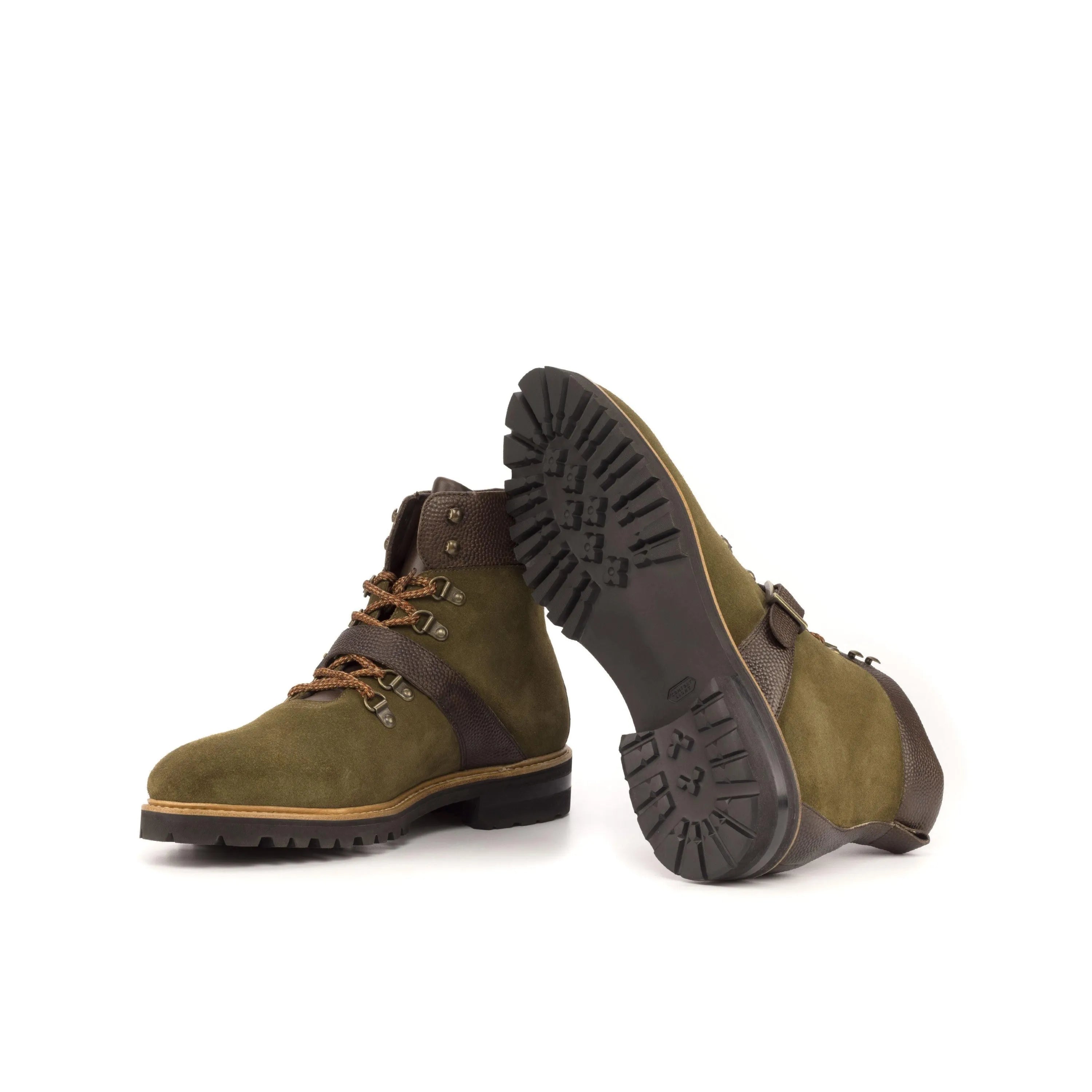 Olive green leather Timas Hiking Boots II hiking boots