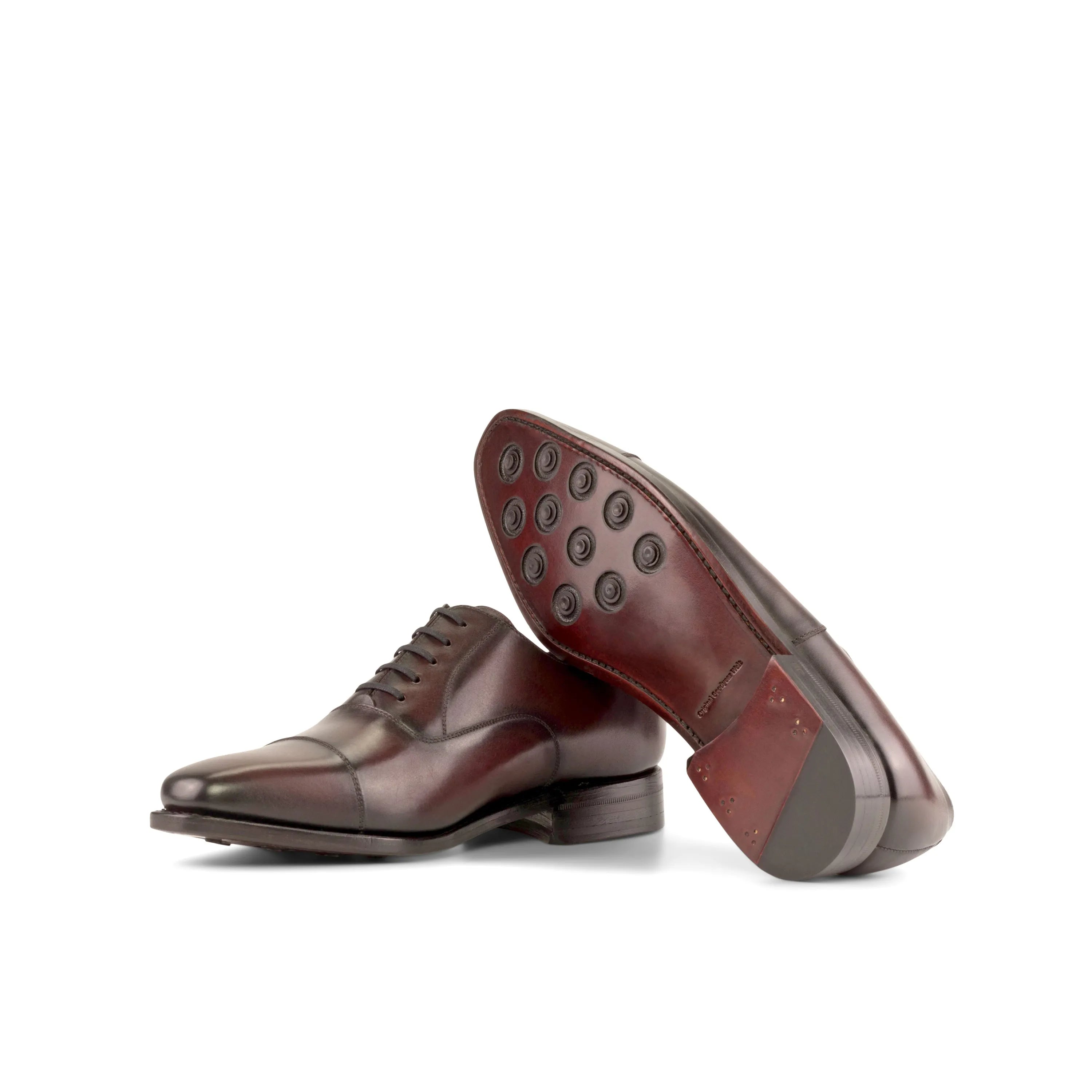 Pair of brown leather Duran Oxford Shoes from Fast Lane