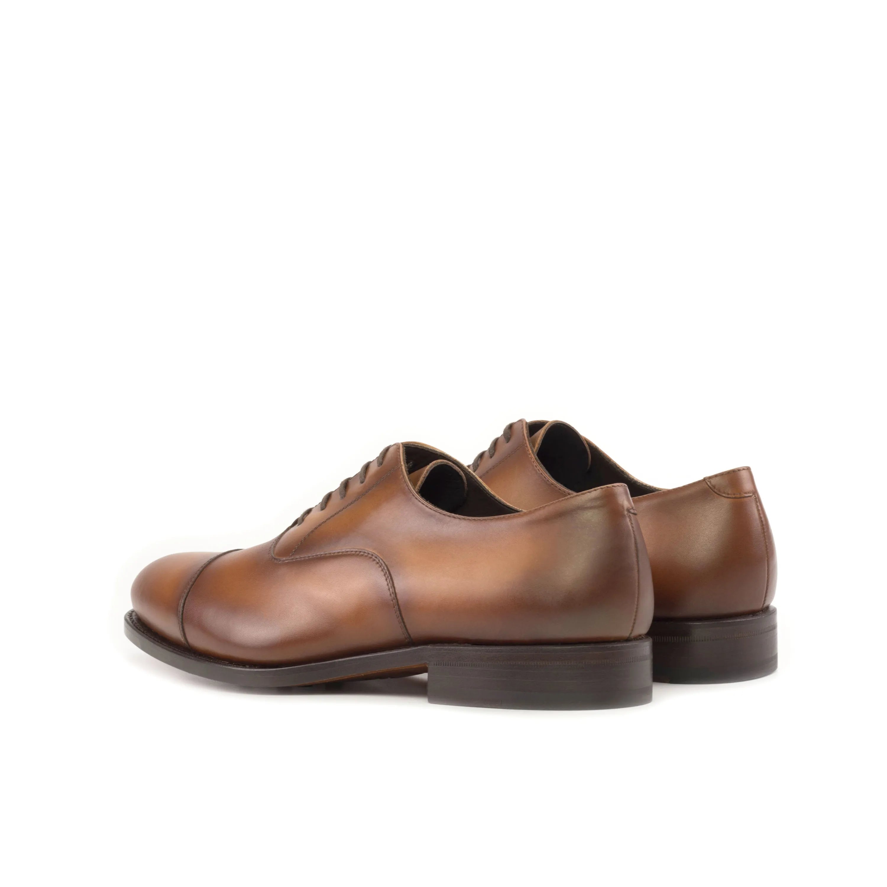 Pair of brown leather Founder Oxford shoes