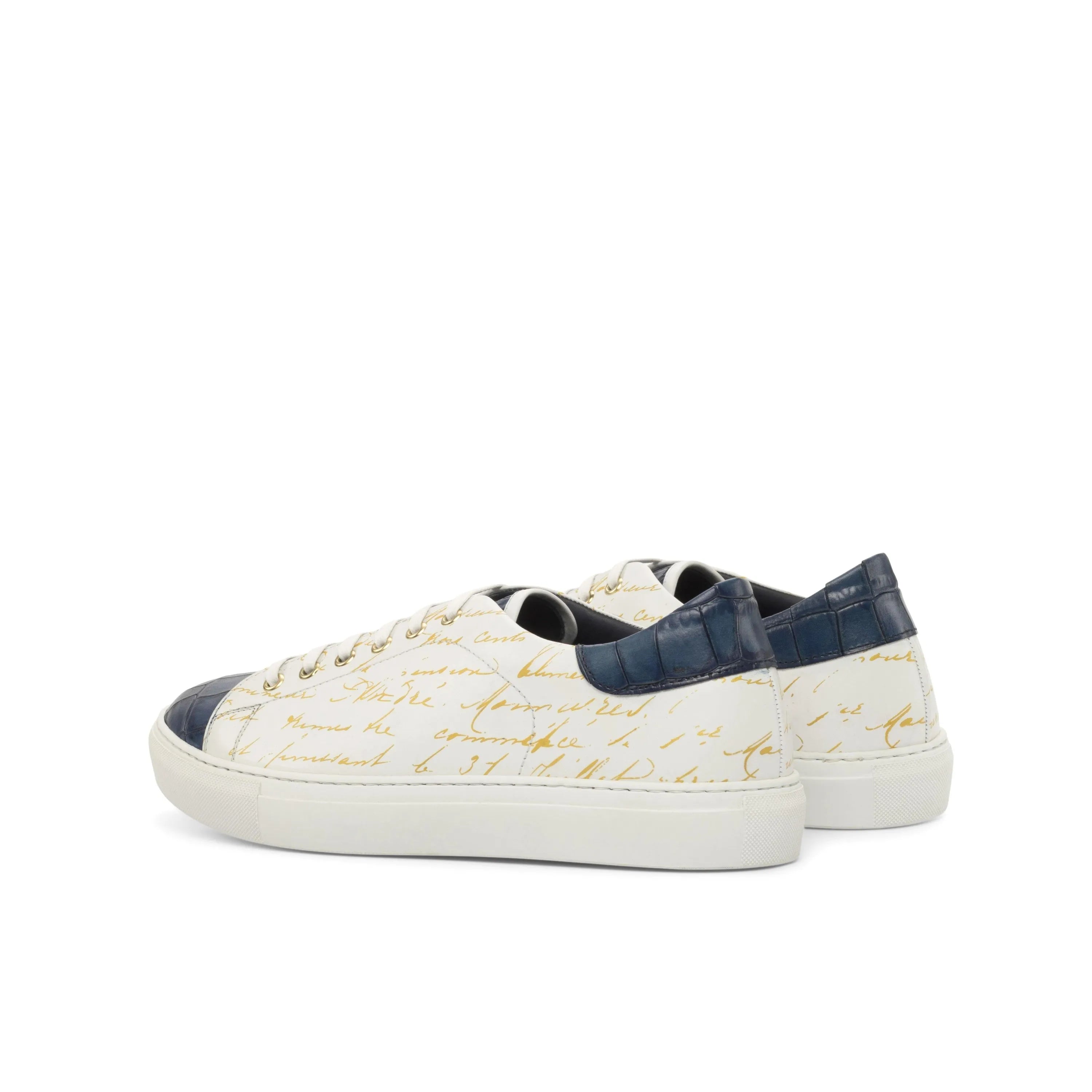 Patterned leather Frost Trainer Sneaker cupsole trainer