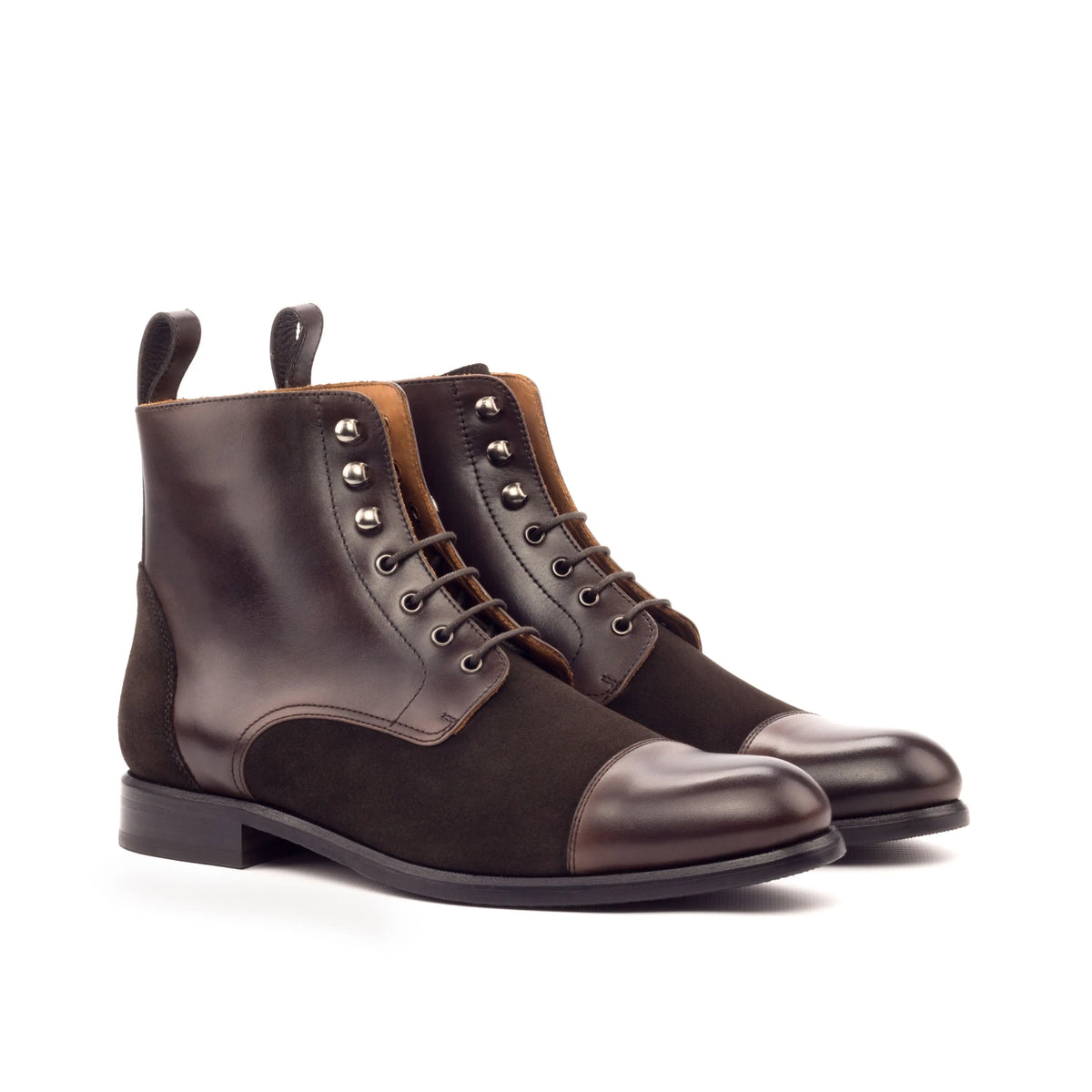 ladies brown dress boots Que by QS Jamila Captoe Booties | Queen Anna House of Fashion feel great whether youre Color:Snow Petal Sexy Short Mini Purple bust 36