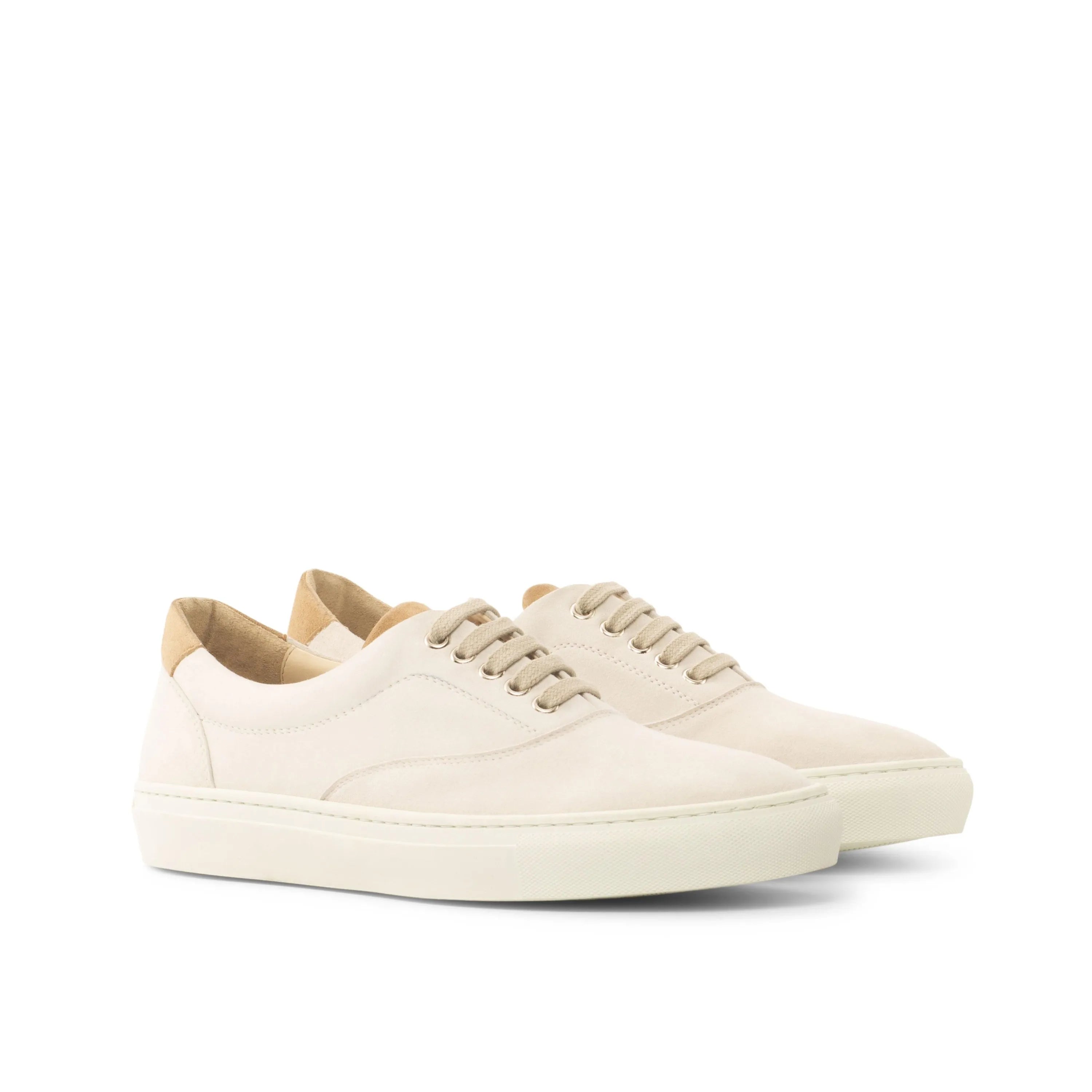 Pair of off-white canvas Miday Top Sider Sneaker cupsole trainers