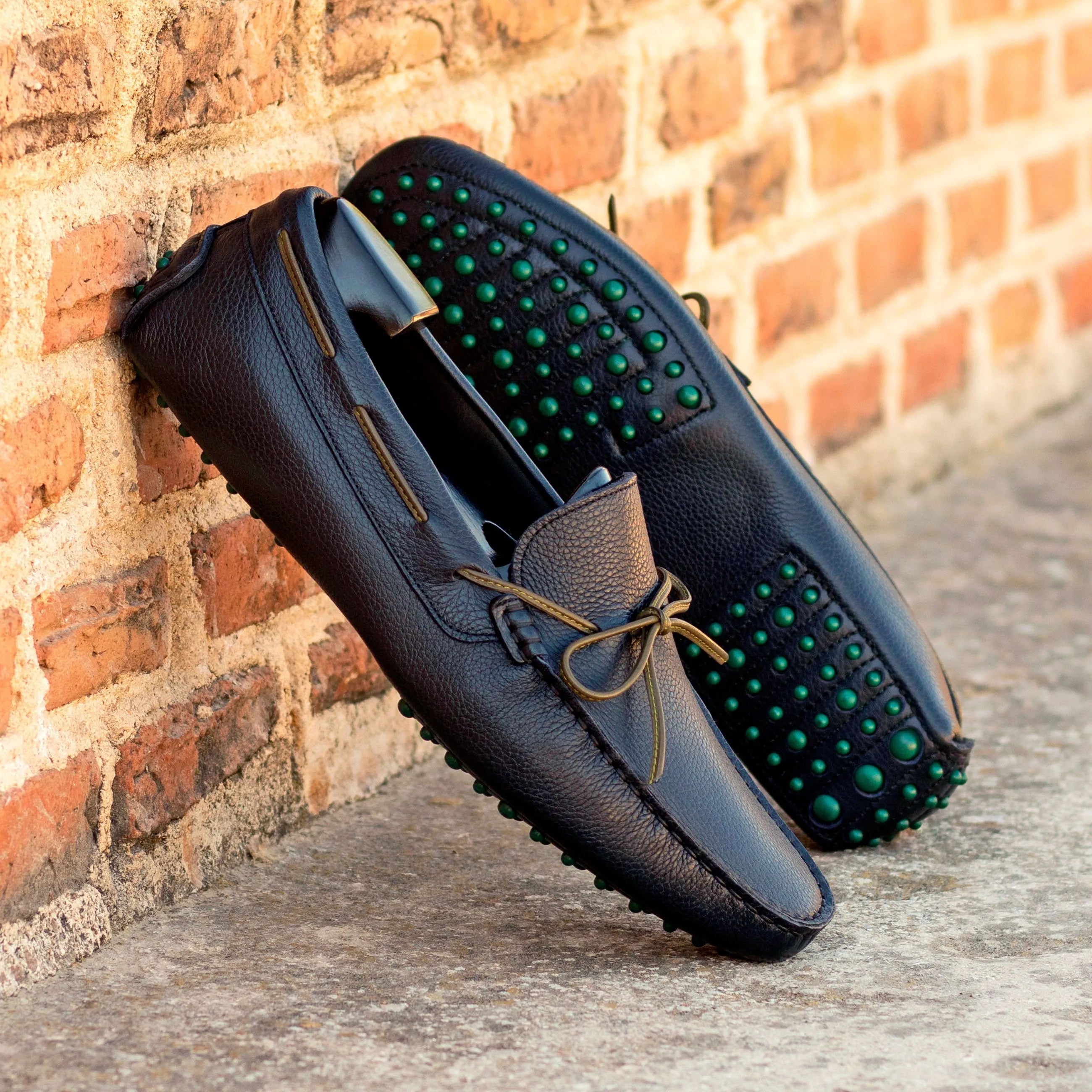 Riva Driver luxury bespoke leather driving shoes for men