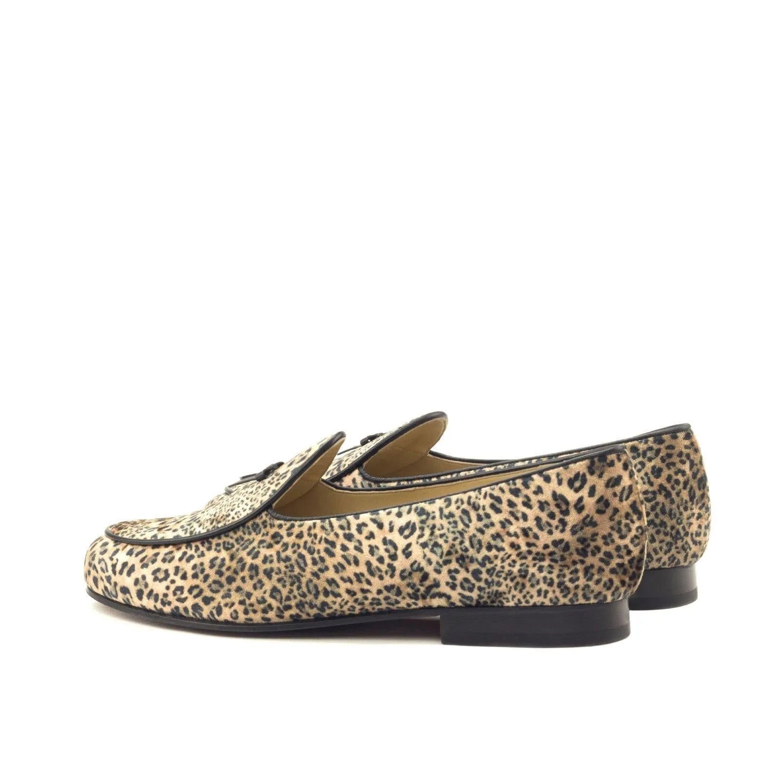 Russia Belgian Slipper with leopard print loafers