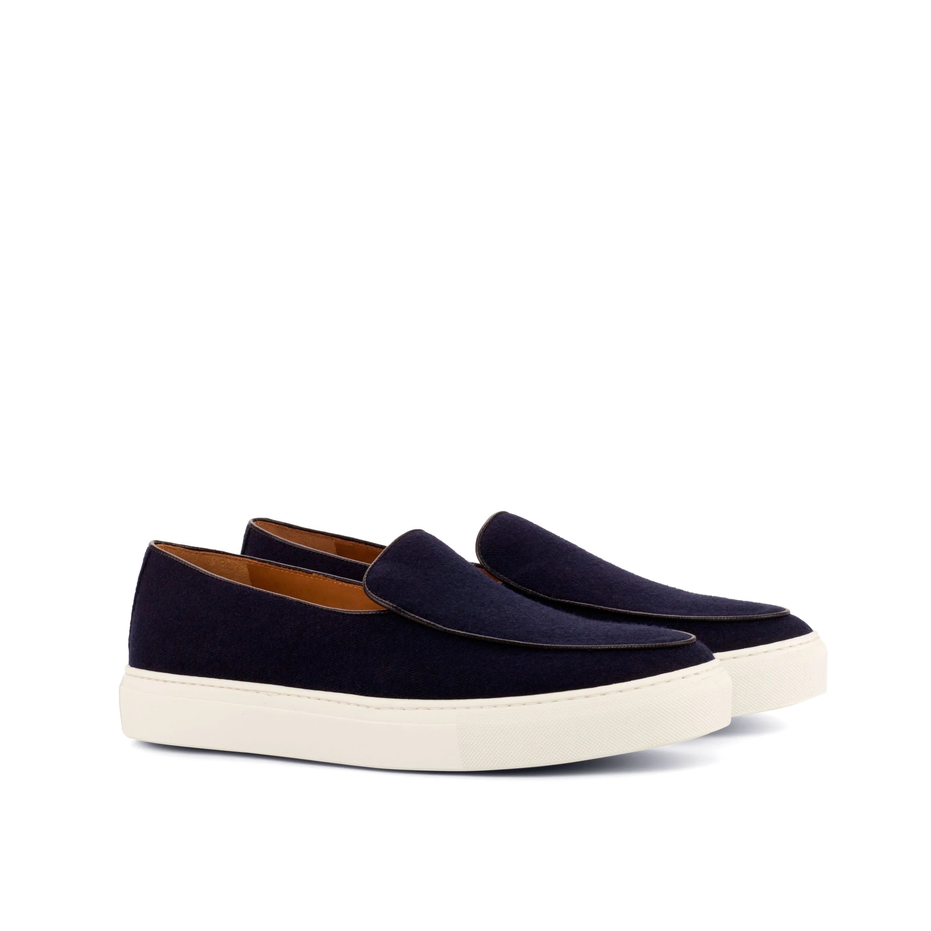 Navy blue Tommy90 Belgian monk chunky trainer sneaker slip-ons