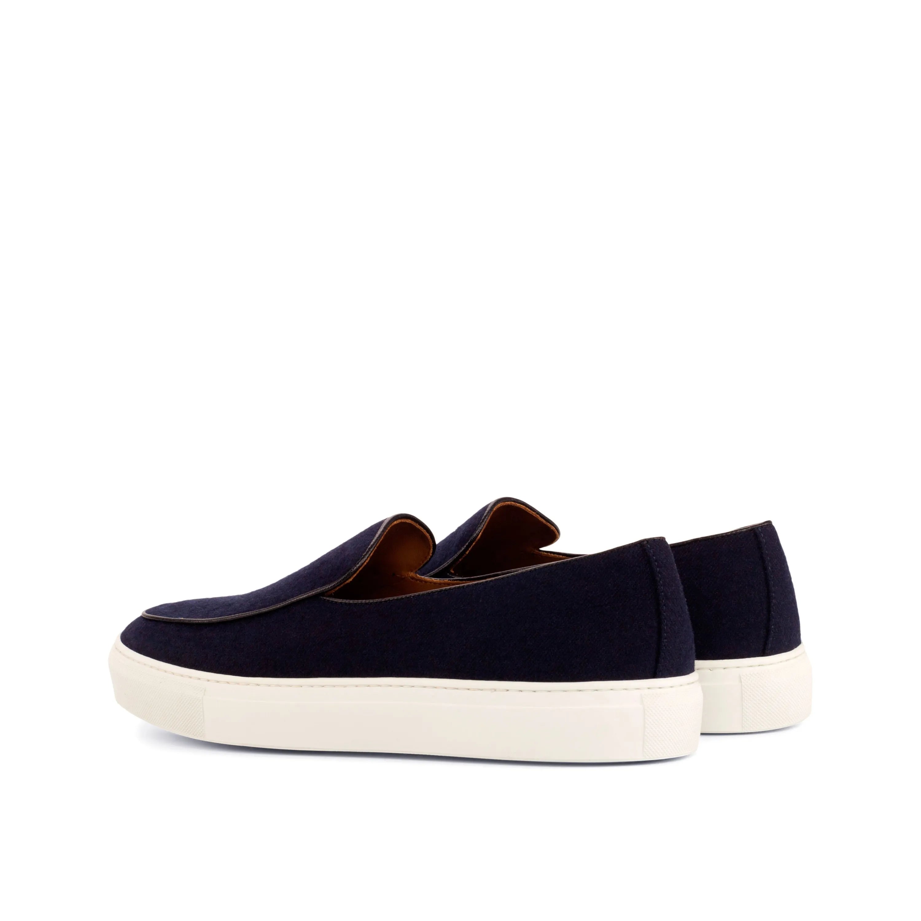 Tommy90 Belgian monk navy blue slip-on chunky trainer sneaker