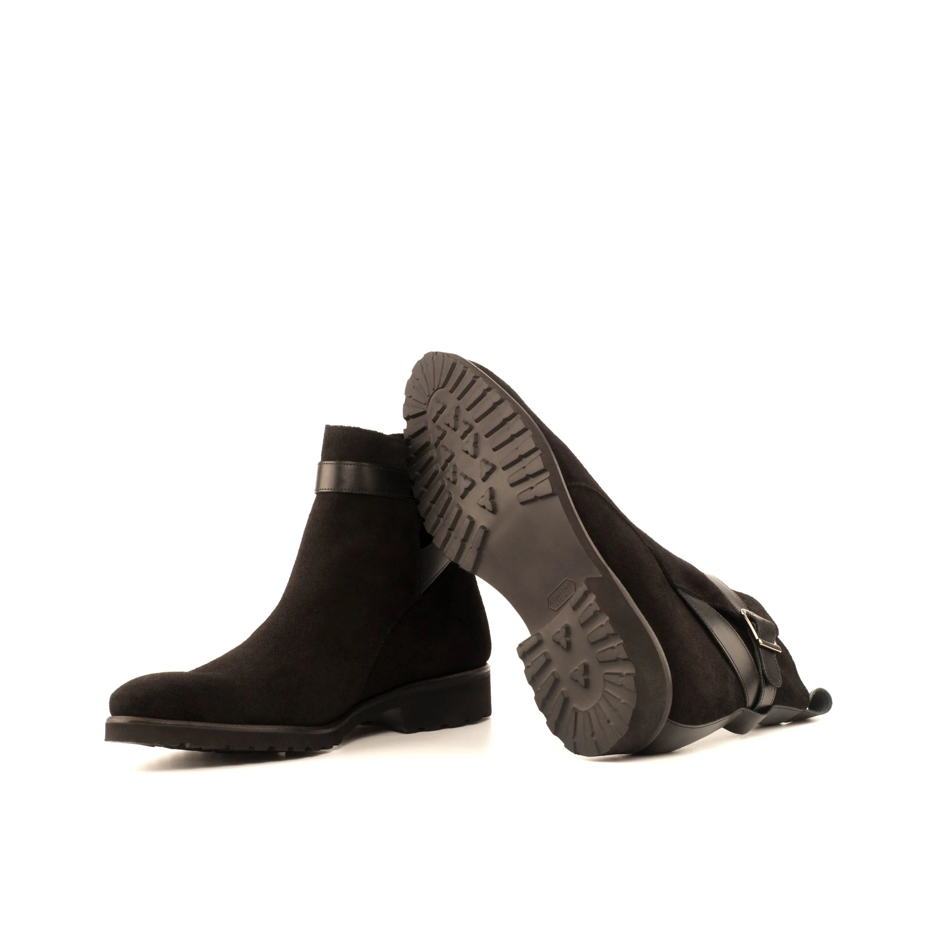 Black suede Vito Jodhpur Boots ankle view